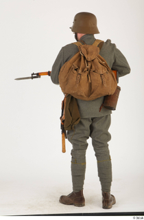  Austria-Hungary army uniform World War I. ver.1 - poses army poses with gun soldier standing uniform whole body 0012.jpg